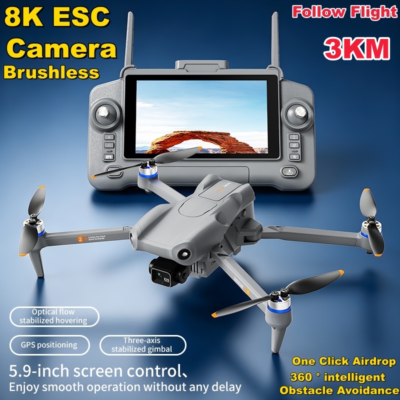 Drone Controller Screen - 5,9 inç Dokunmatik Ekran, 3 Eksenli