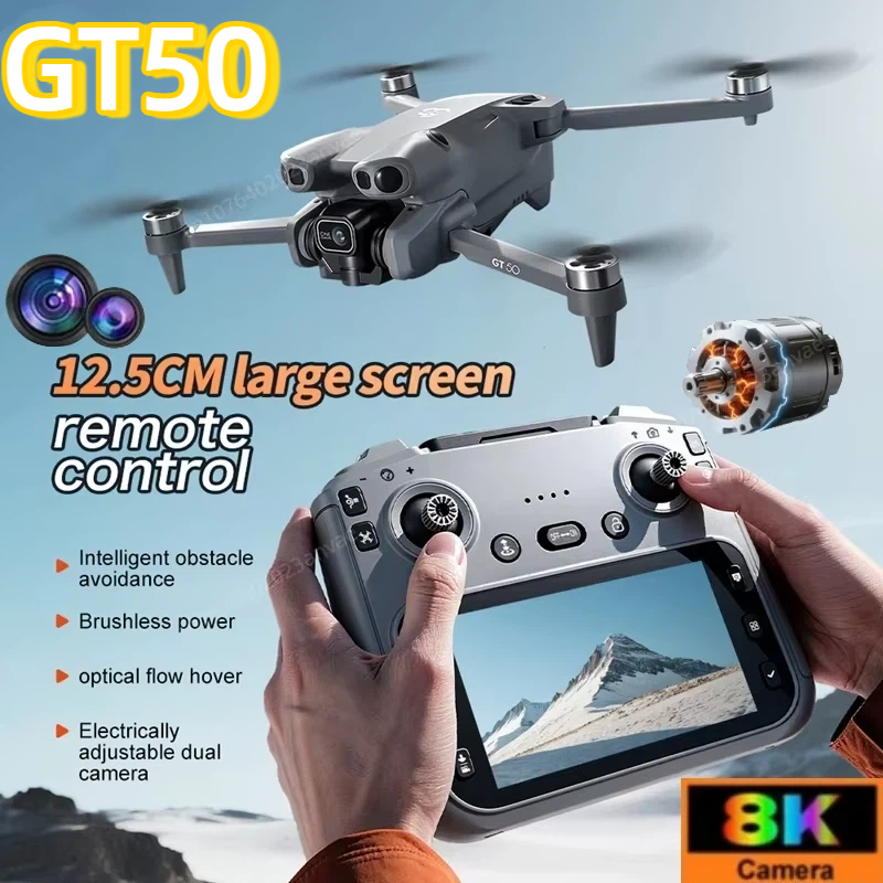 Jjrc Drone X12 - GT50 RC Drone 8K HD Hava