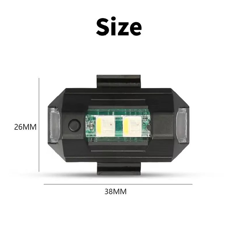 Evrensel LED Flaş Işıkları Mot - Drone Strobe Light incelemesi ve fiyatı