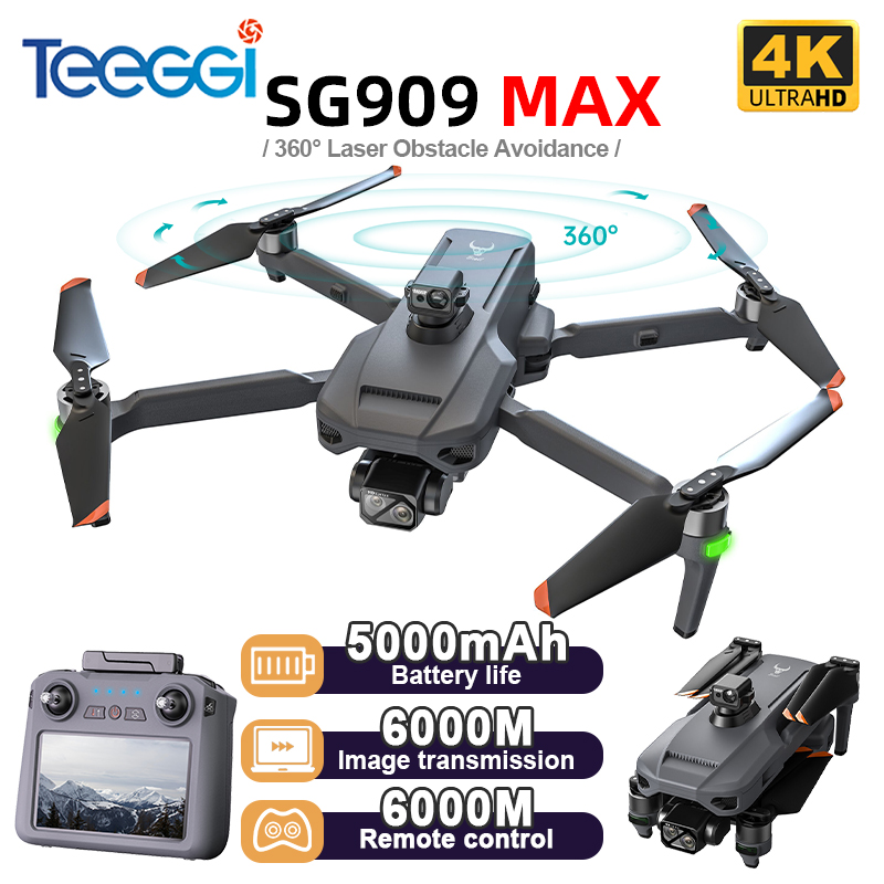 Teeggi SG909 MAX GPS Drone 4K  - Drone Controller Screen incelemesi ve fiyatı