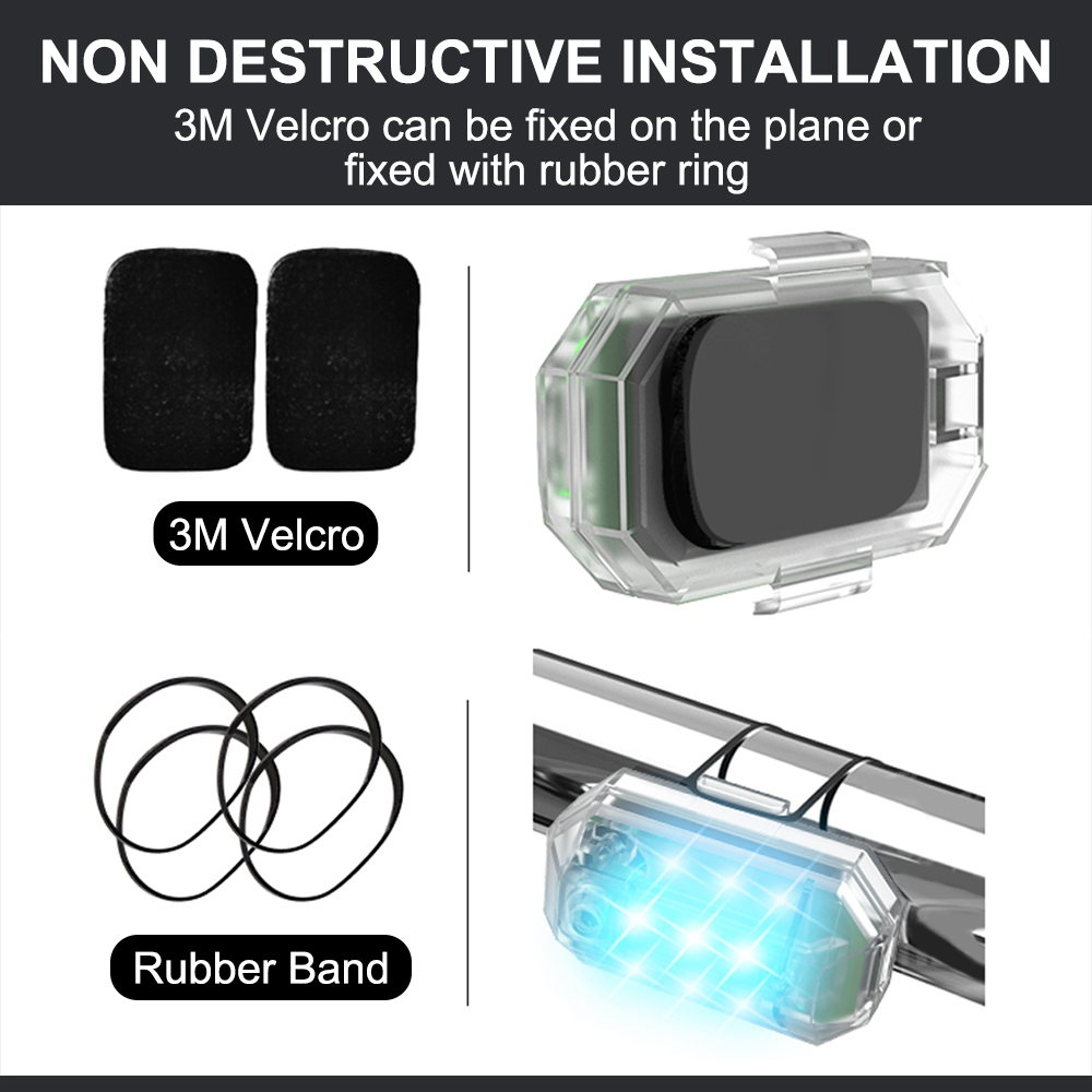 2 adet uçak çakarlı lamba moto - Drone Strobe Light incelemesi ve fiyatı
