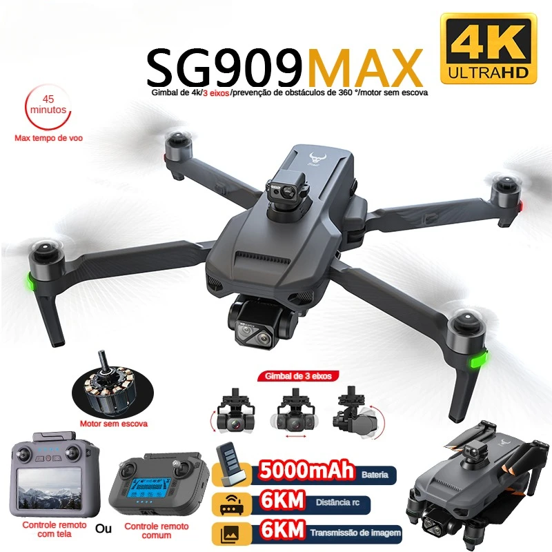 ZLL SG909 SG909MAX 4K Kameralı - Drone Controller Screen incelemesi ve fiyatı